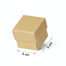 Коробка 5x5x4.5 см крафтова