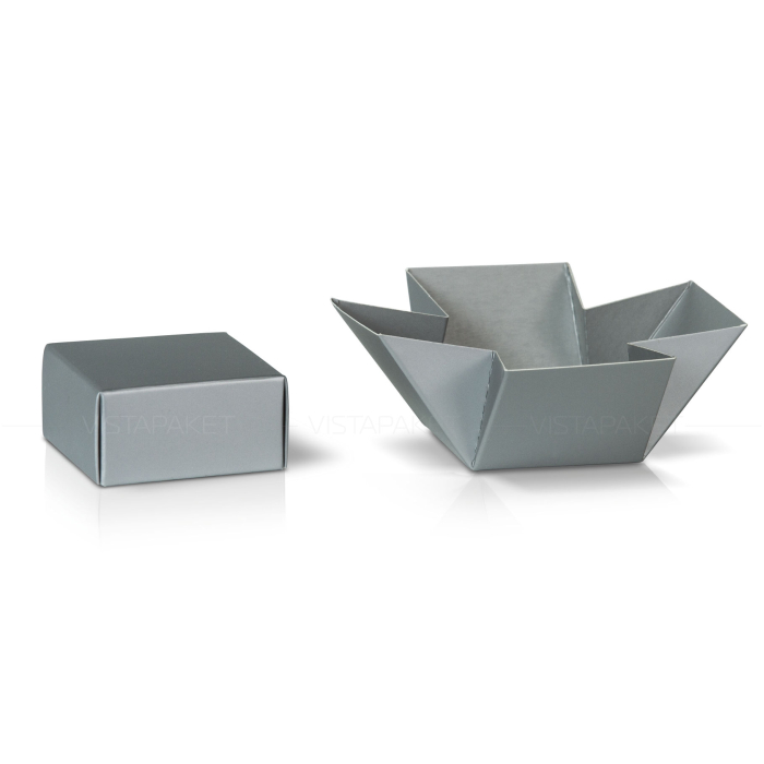 Подарункова коробка срібло