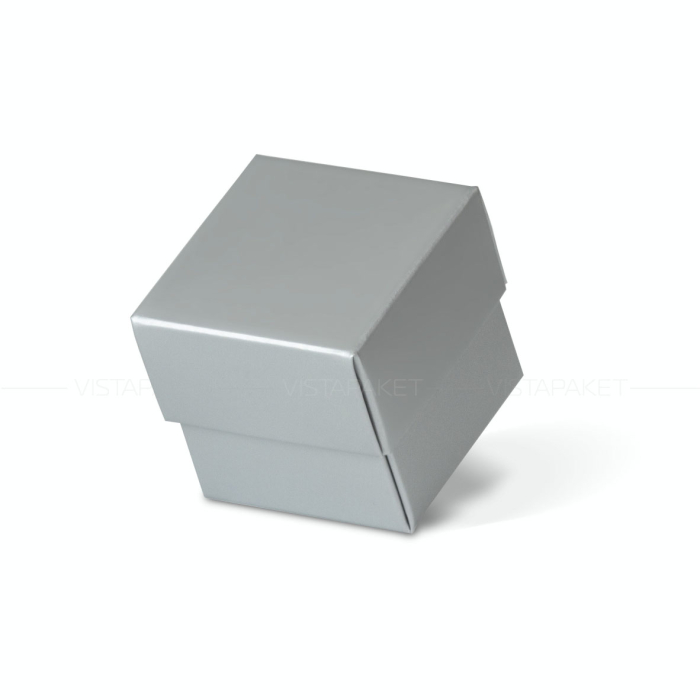 Подарункова коробка срібло