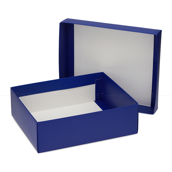 Подарункова коробка темно-синя