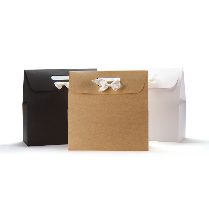 Подарункова коробка-пакет крафтова