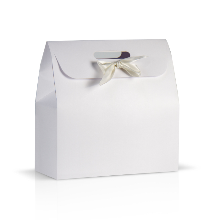 Подарункова коробка-пакет картонна