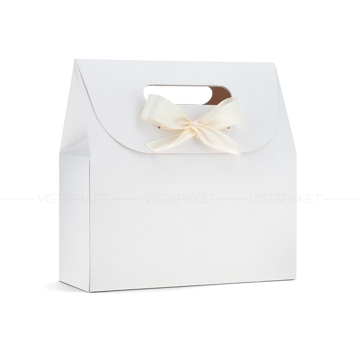 Подарункова коробка-пакет картонна