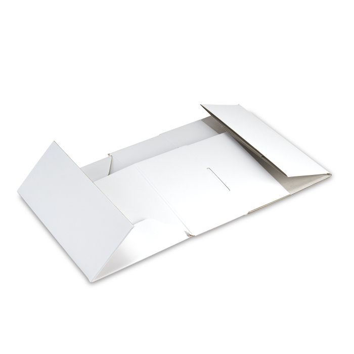  Біла коробочка з гофрокартону