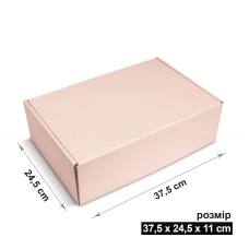 Коробка 37.5x24.5x11 см rose