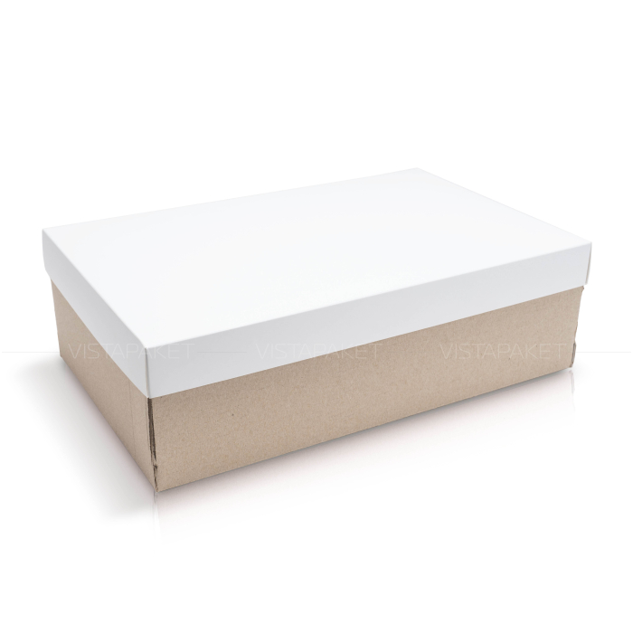 Коробка з гофрокартону біла