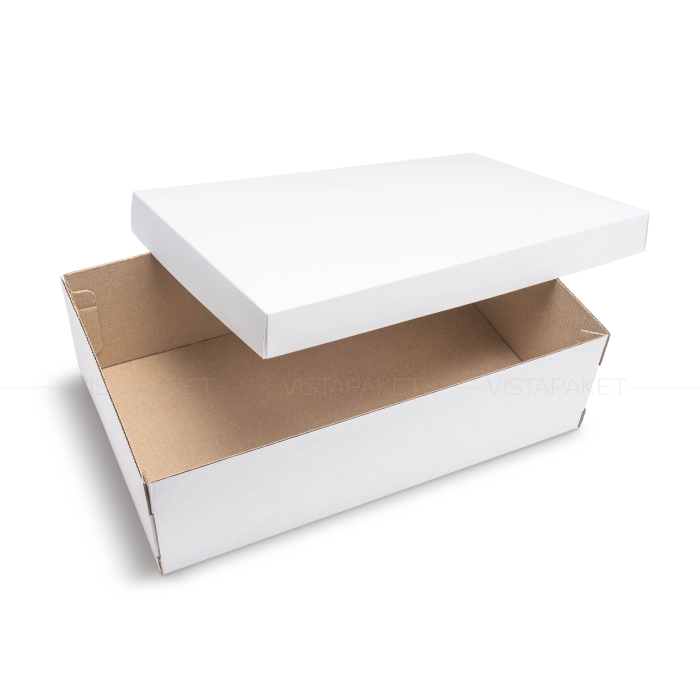 Коробка з гофрокартону біла