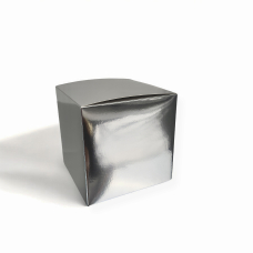 Коробка 15х15х15 см срібна