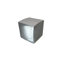 Коробка 10х10х10 см срібна