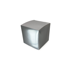 Коробка 10х10х10 см срібна