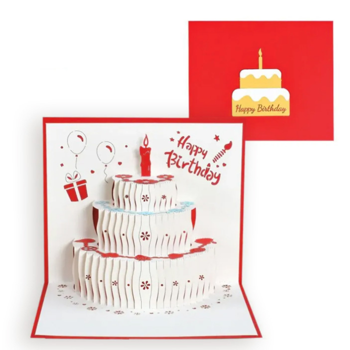 Музична листівка "Cake_red"