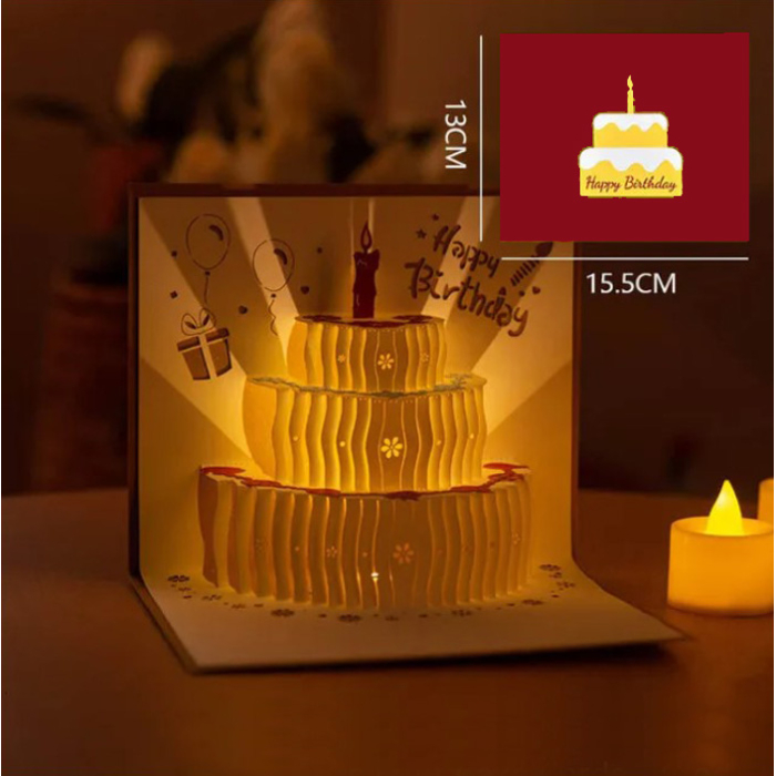 Музична листівка "Cake_red"