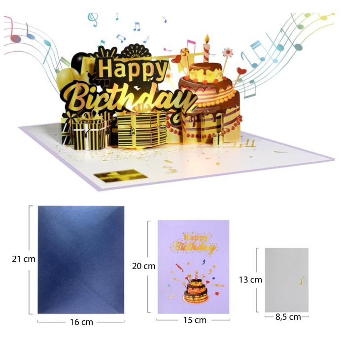 Музична листівка "Happy Birthday"