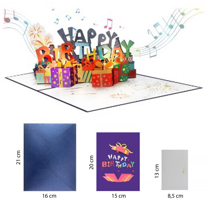 Музична листівка "Happy Birthday"