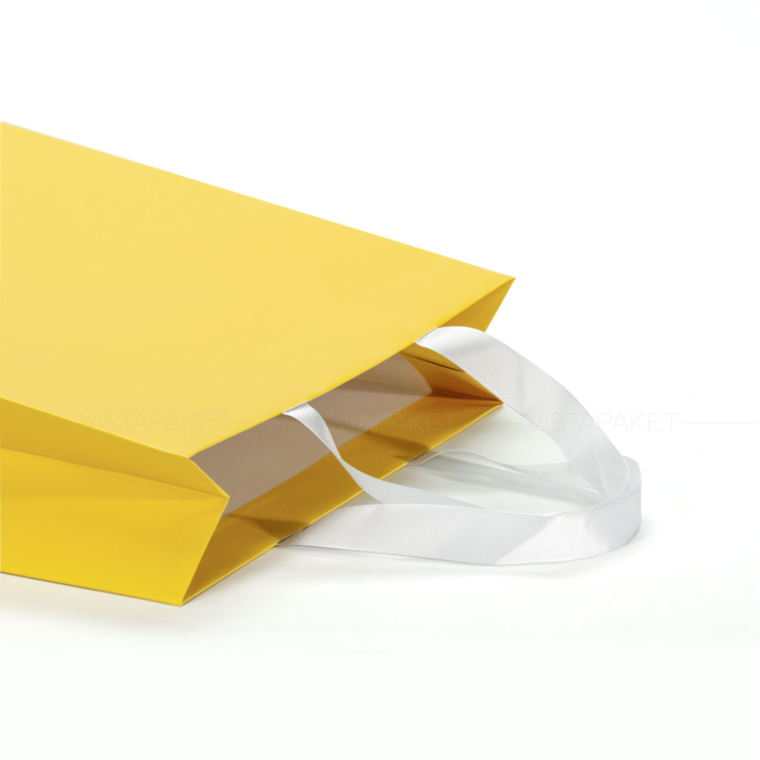Пакет паперовий жовтий 25*35*9 см