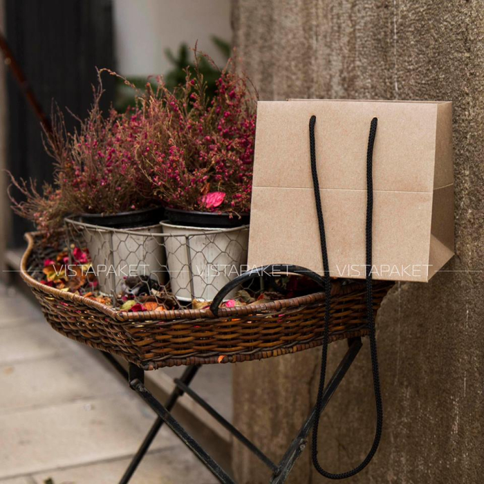 Пакет крафт картонний подарунковий для сувенірів