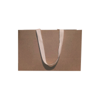 Пакет крафт-картон 32x21x13 см з стрічками