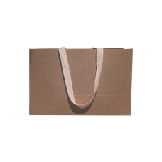 Пакет крафт-картон 32x21x13 см з стрічками