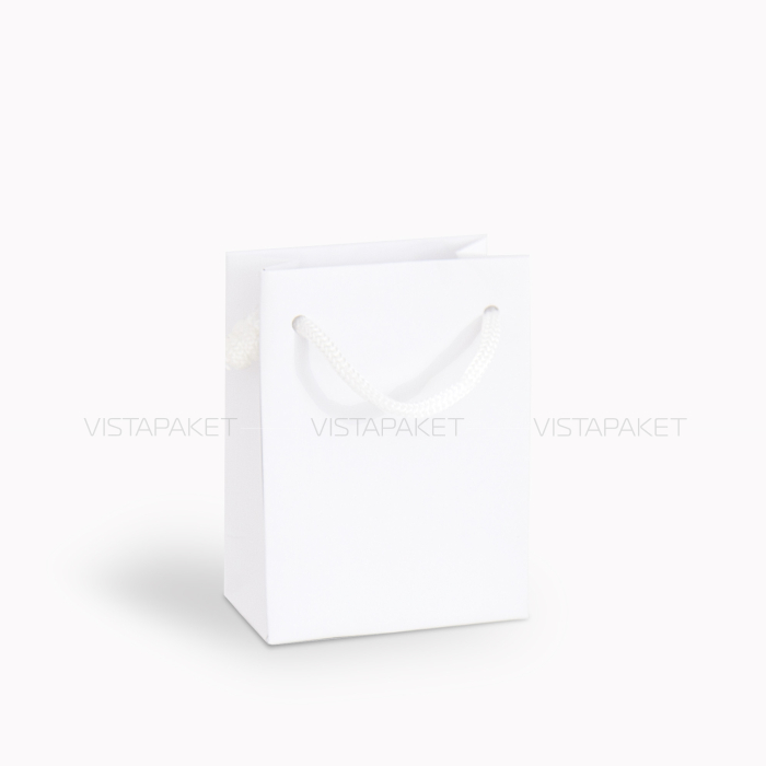 Пакет білий паперовий 9х12х5 см