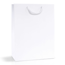 Пакет паперовий білий 30х40х12 см
