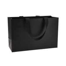 Пакет паперовий чорний 32*21*13 см 