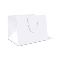 Пакет паперовий білий 35х25х25 см