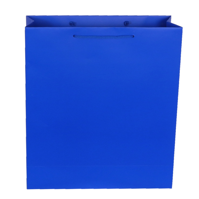 Пакет паперовий подарунковий синій 