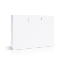 Пакет паперовий білий 40х30х12 см