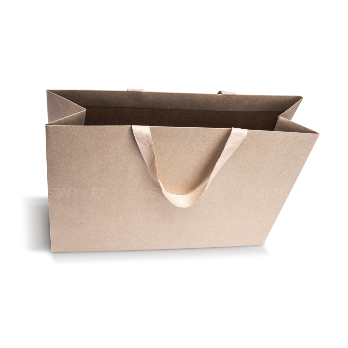 Пакет крафт картонний подарунковий для одягу