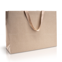 Пакет крафт-картон 45x33x15 см з стрічкою