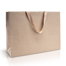 Пакет крафт-картон 45x33x15 см з стрічкою