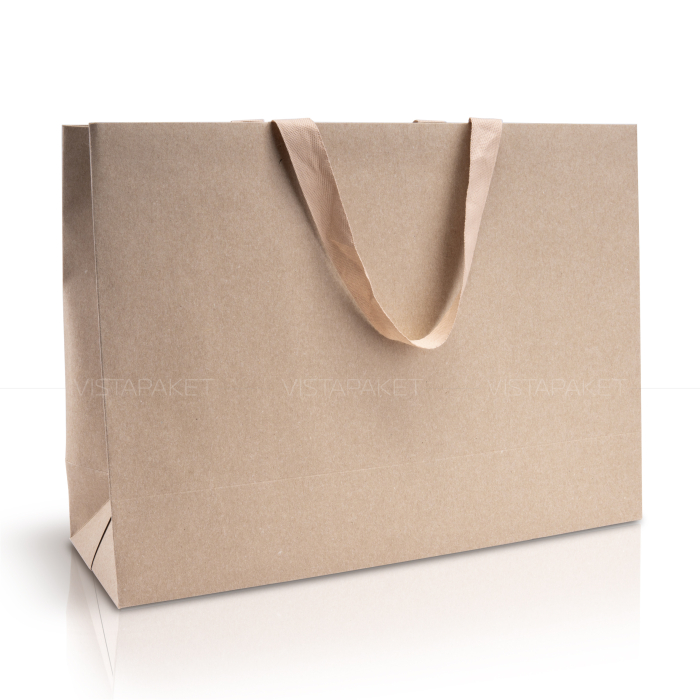 Пакет крафт картонний подарунковий для одягу
