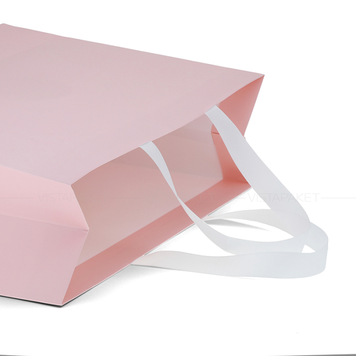 Пакет паперовий 45*33*15 см рожевий