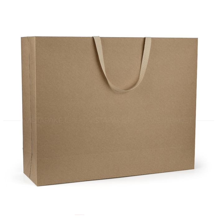 Пакет крафт картонний подарунковий для одягу