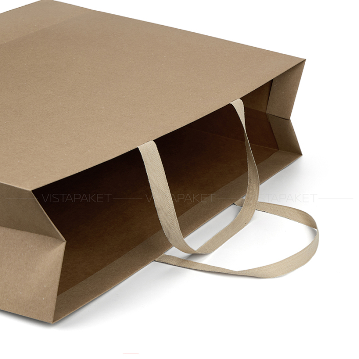 Пакет крафт картонний подарунковий для одягу
