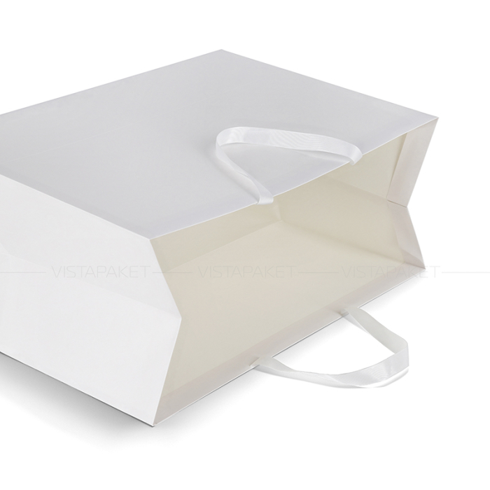 Пакет з великим дном білий 65х47х30 см