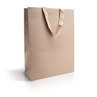 Пакет крафт-картон 30x40x12 см с лентой