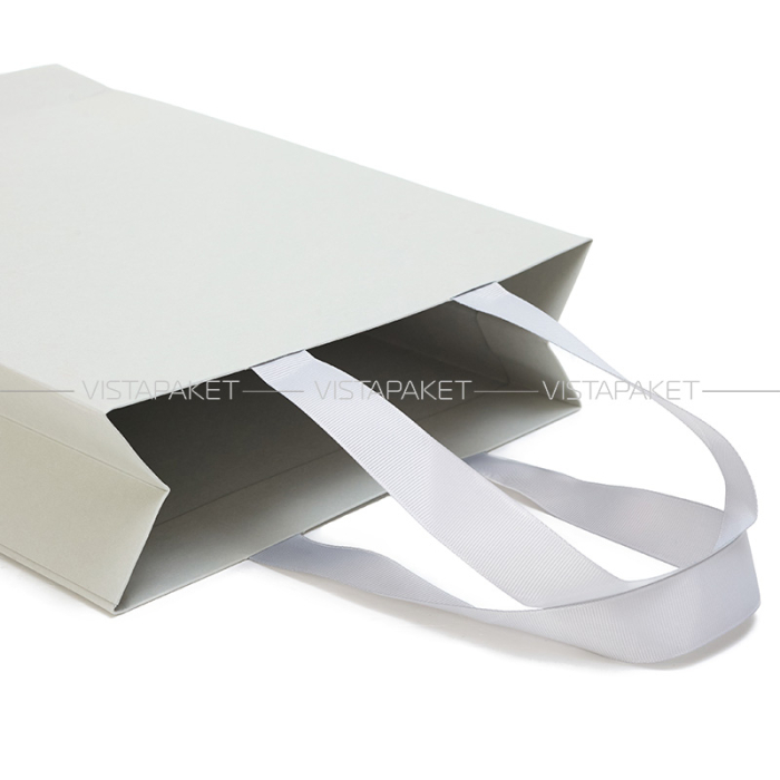 Пакет паперовий з дизайнерського картону сірий