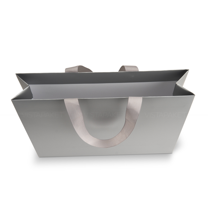 Пакет паперовий 35 х 25 х 9 см silver