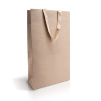 Пакет крафт-картон 25x60x24 см з стрічкою