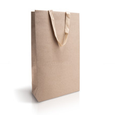 Пакет крафт-картон 25x60x24 см з стрічкою