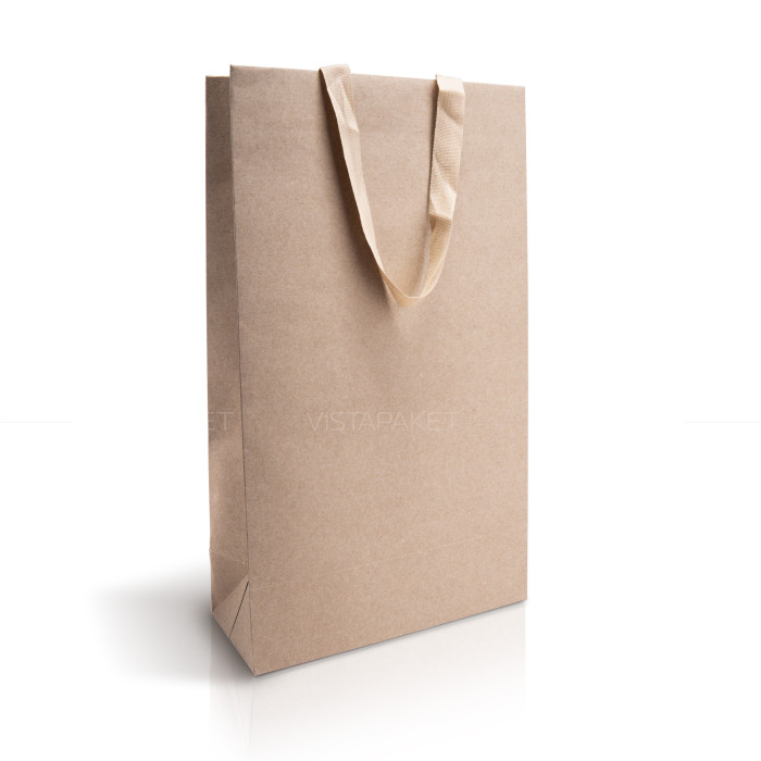 Пакет крафт картонний подарунковий для квітів