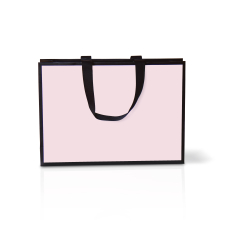 Пакет паперовий 35х25х9 см Rose з ручкою стрічкою