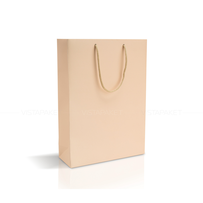 Пакет паперовий бежевий 25*35*9 см
