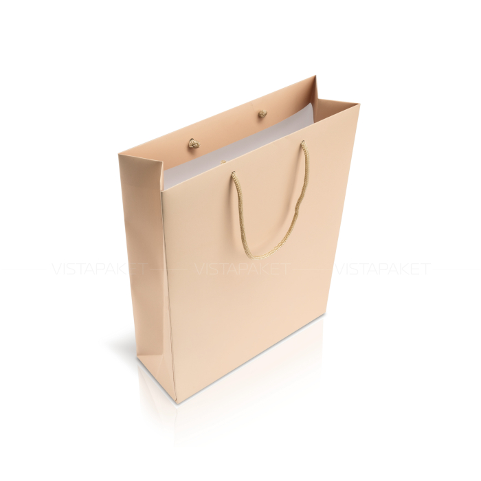Пакет паперовий бежевий 25*35*9 см