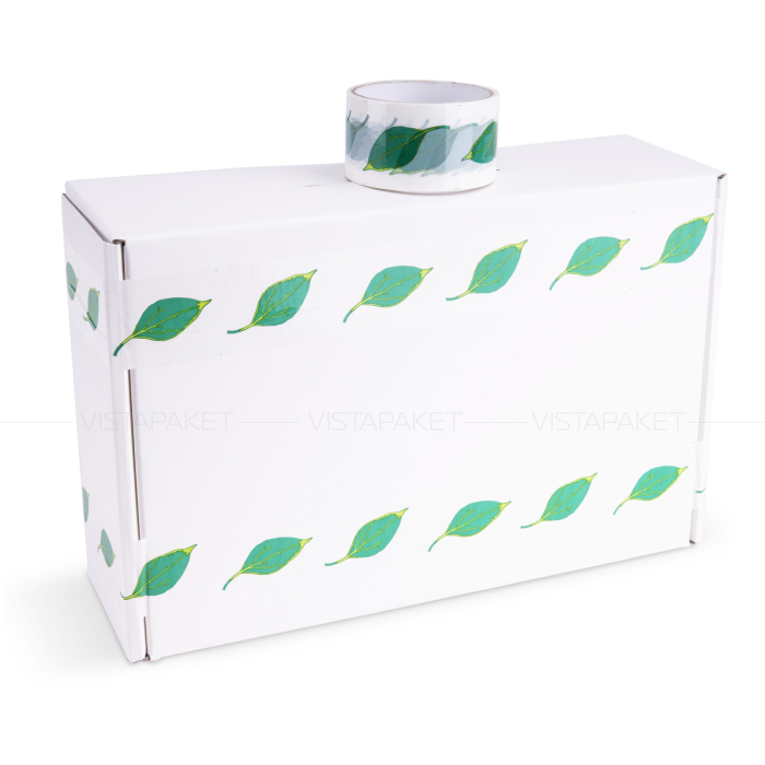 Скотч "Leaf" на білій основі