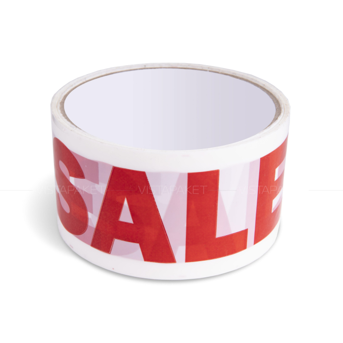 Скотч "Sale" на білій основі